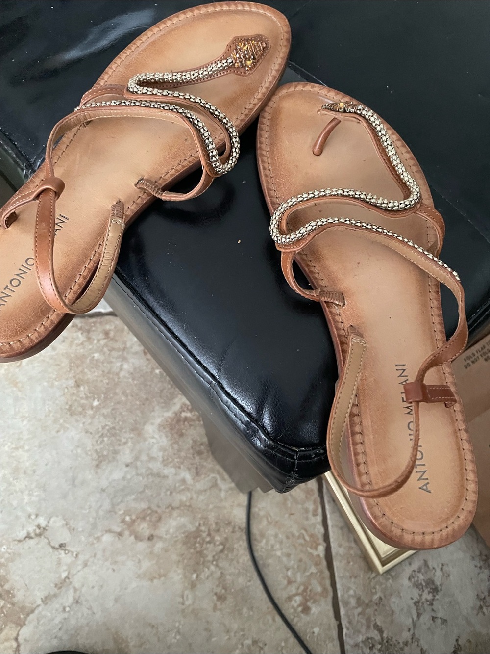 SNAKE SANDALS - Picture 2 of 3